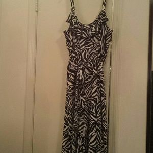 Plus size Zebra print Jumpsuit